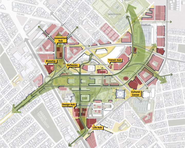 Tecnológico de Monterrey Urban Regeneration Plan Sasaki