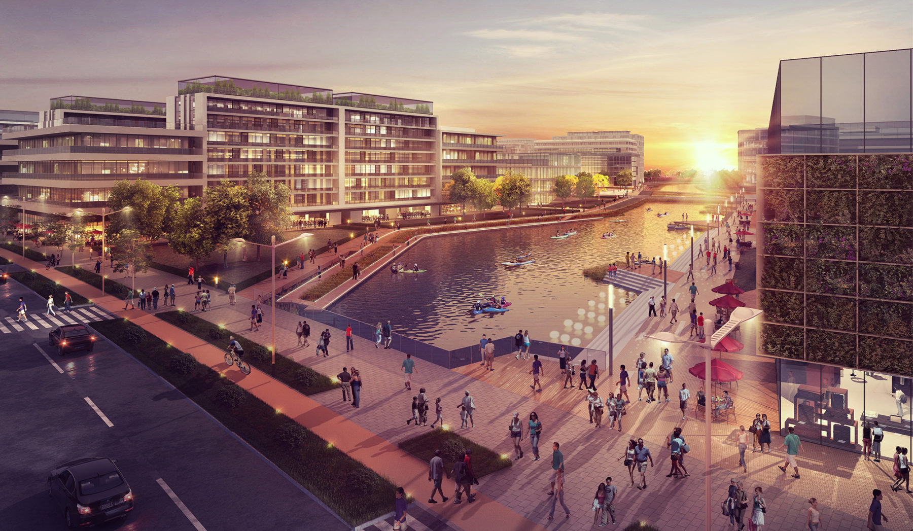 rendering of canal walk