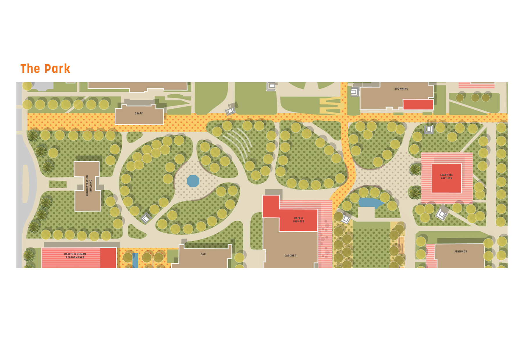 Site plan of the park