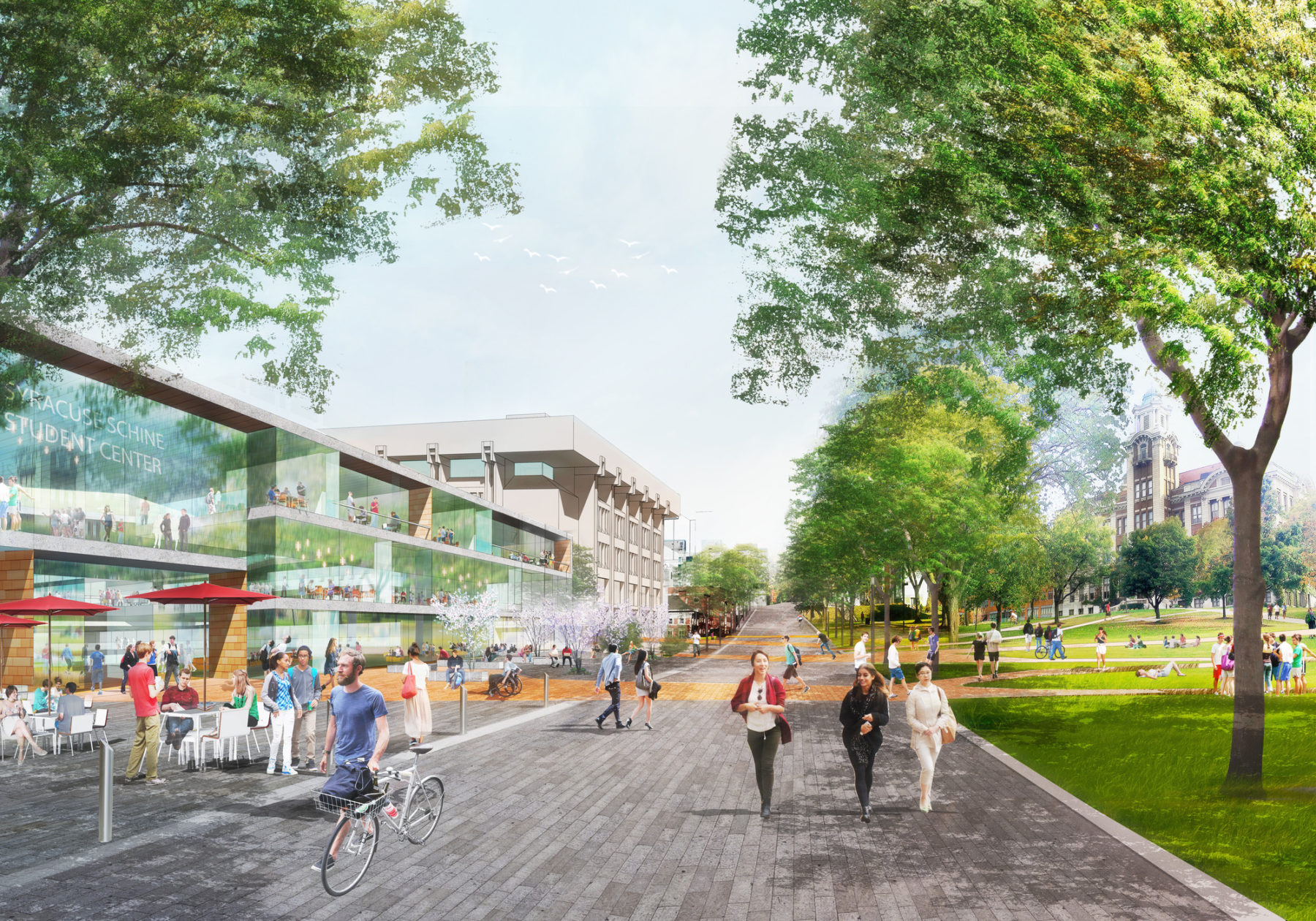 rendering of campus