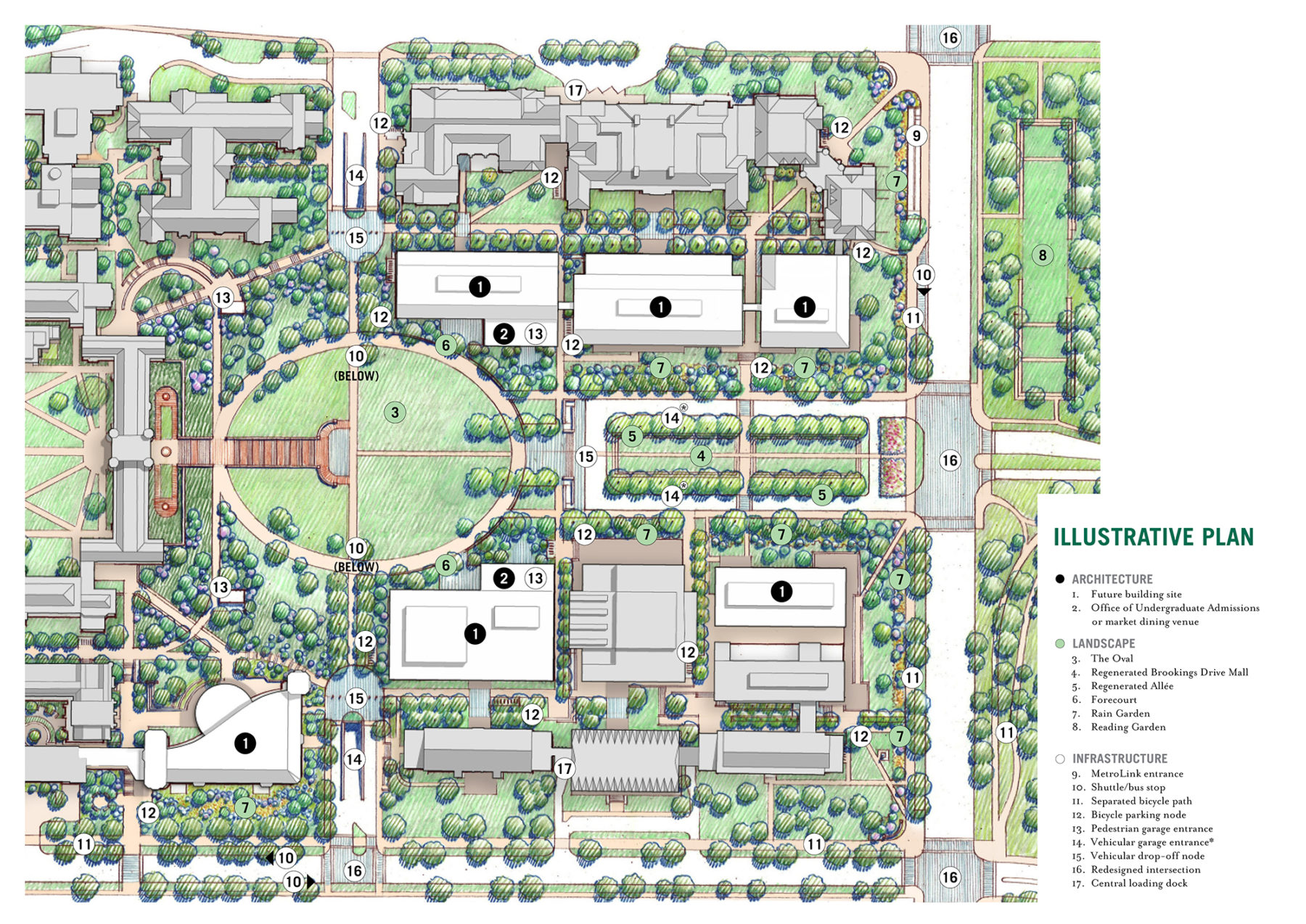 Washington University in St. Louis East Campus Framework Plan Sasaki