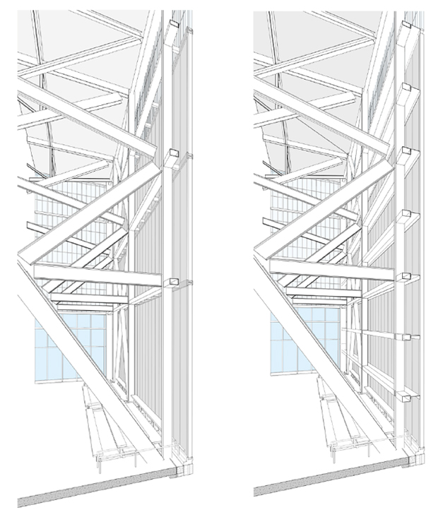 Diagram of mountings