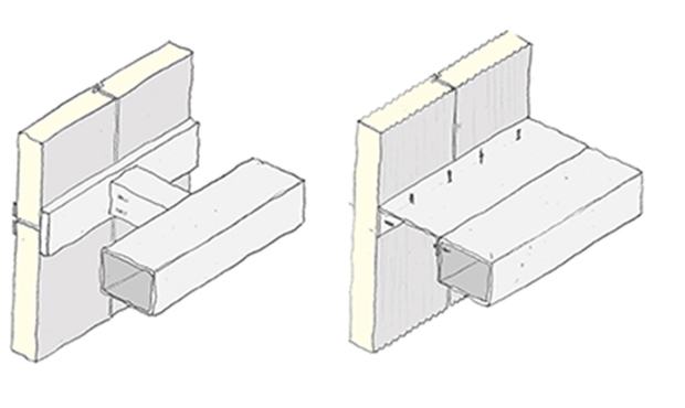 Diagram of custom extrusions