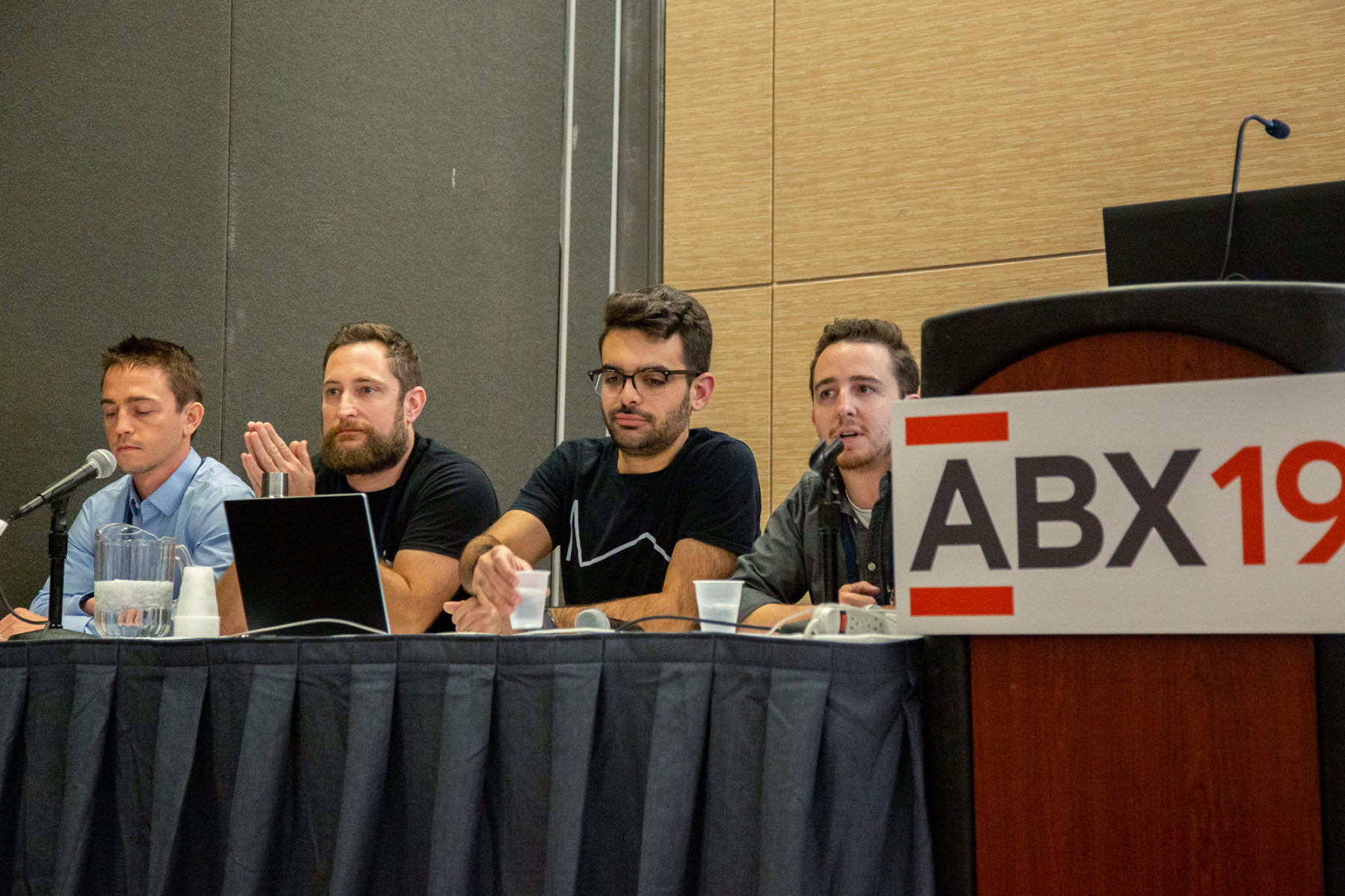 people on a panel presentation