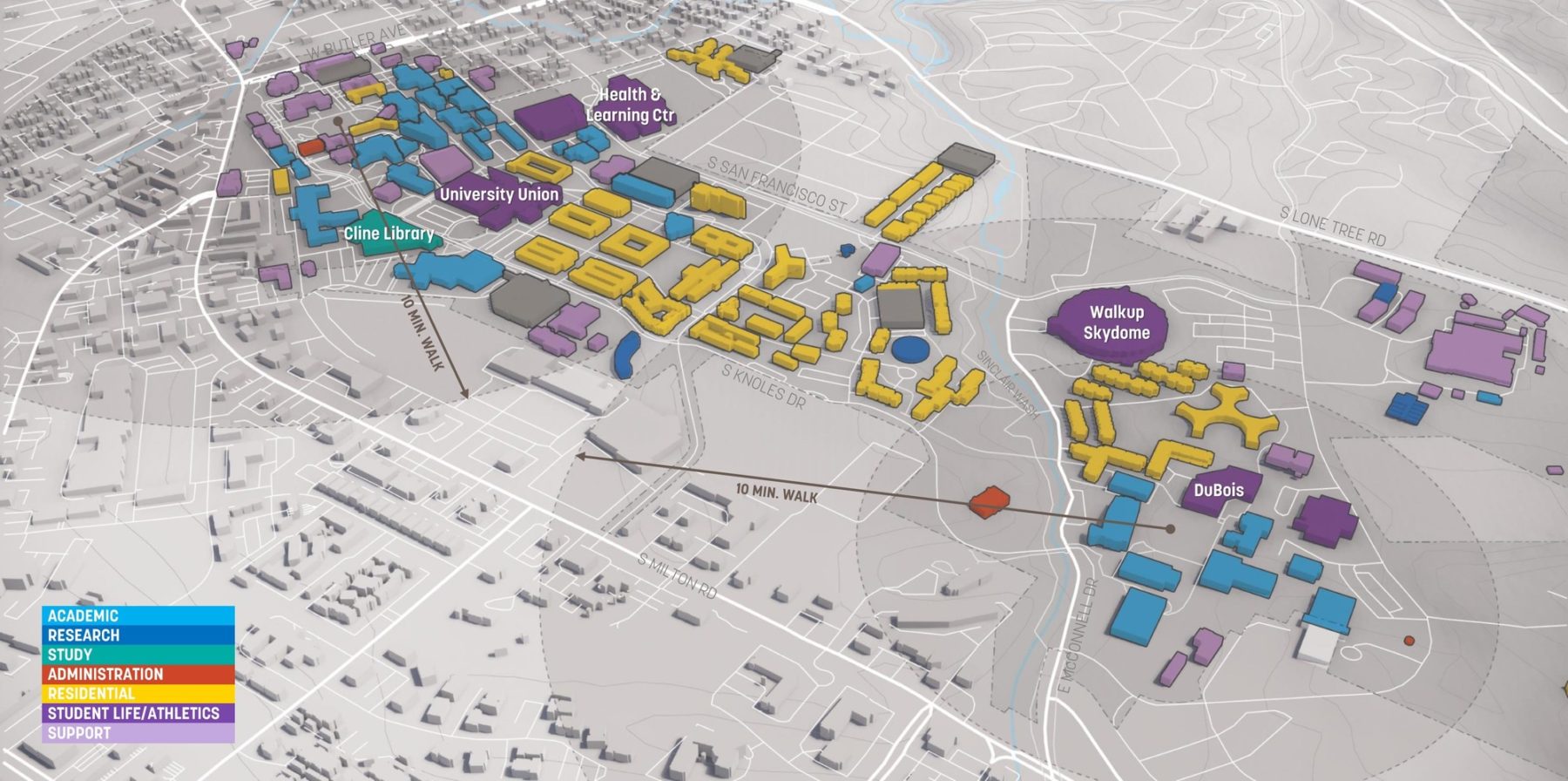 map of building uses