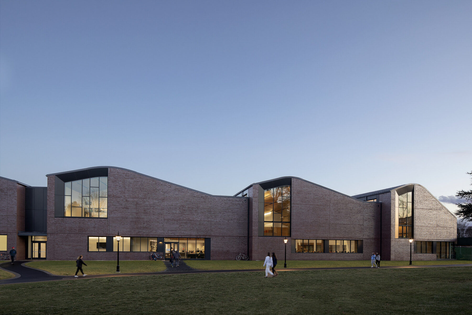 Exterior view of athletics and dining center