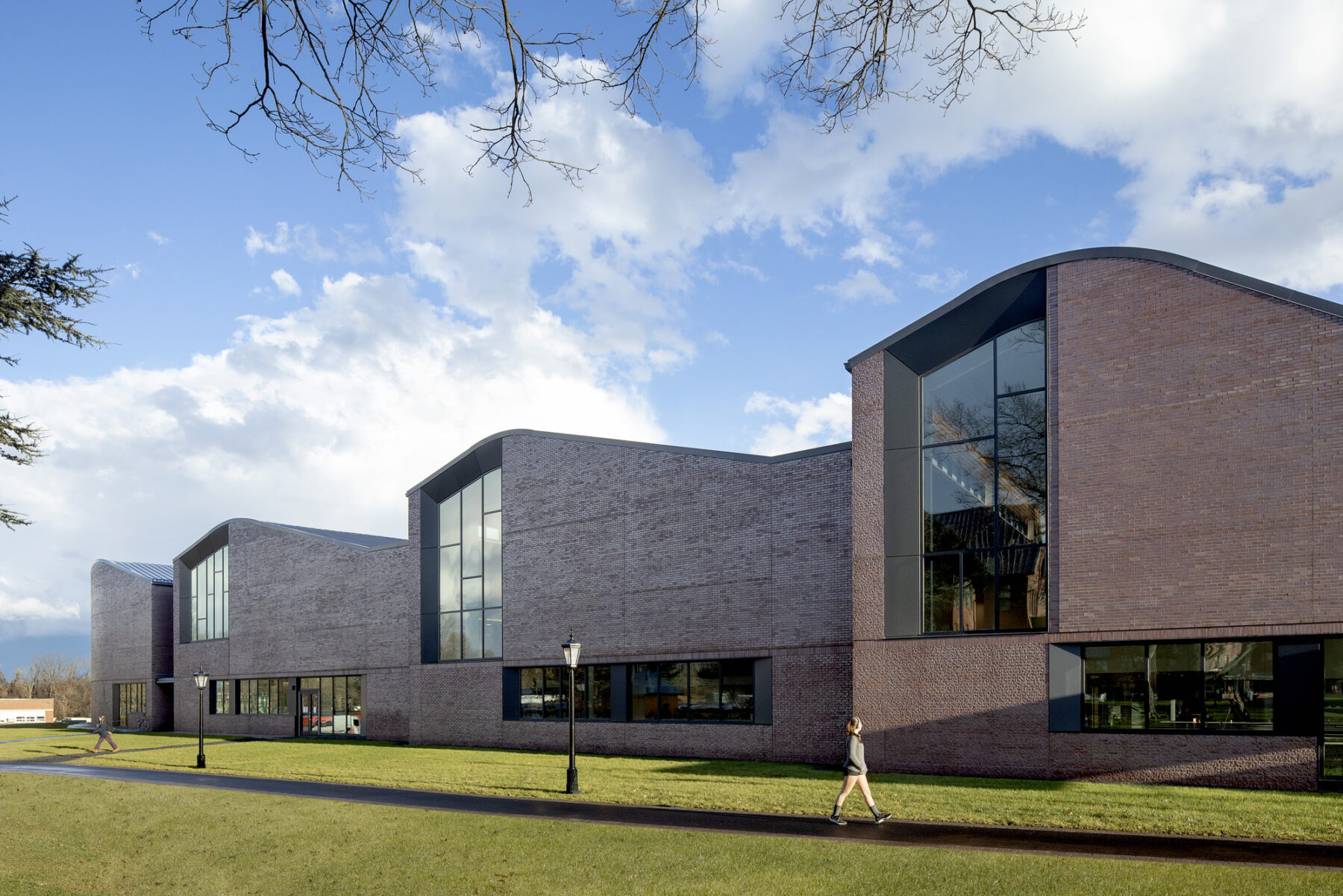 Exterior view of athletics and dining center