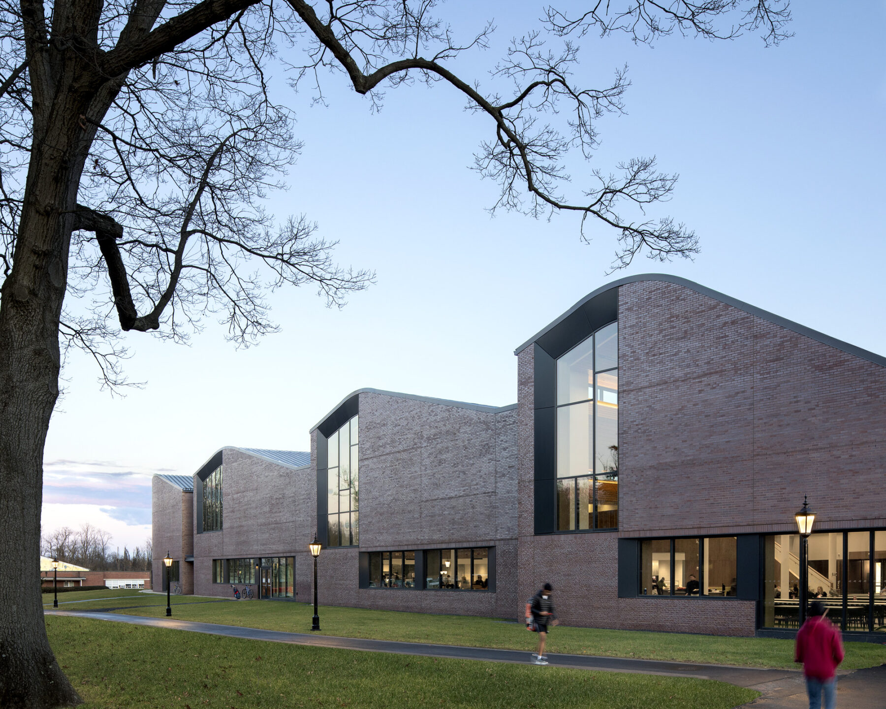 Exterior view of athletics and dining center