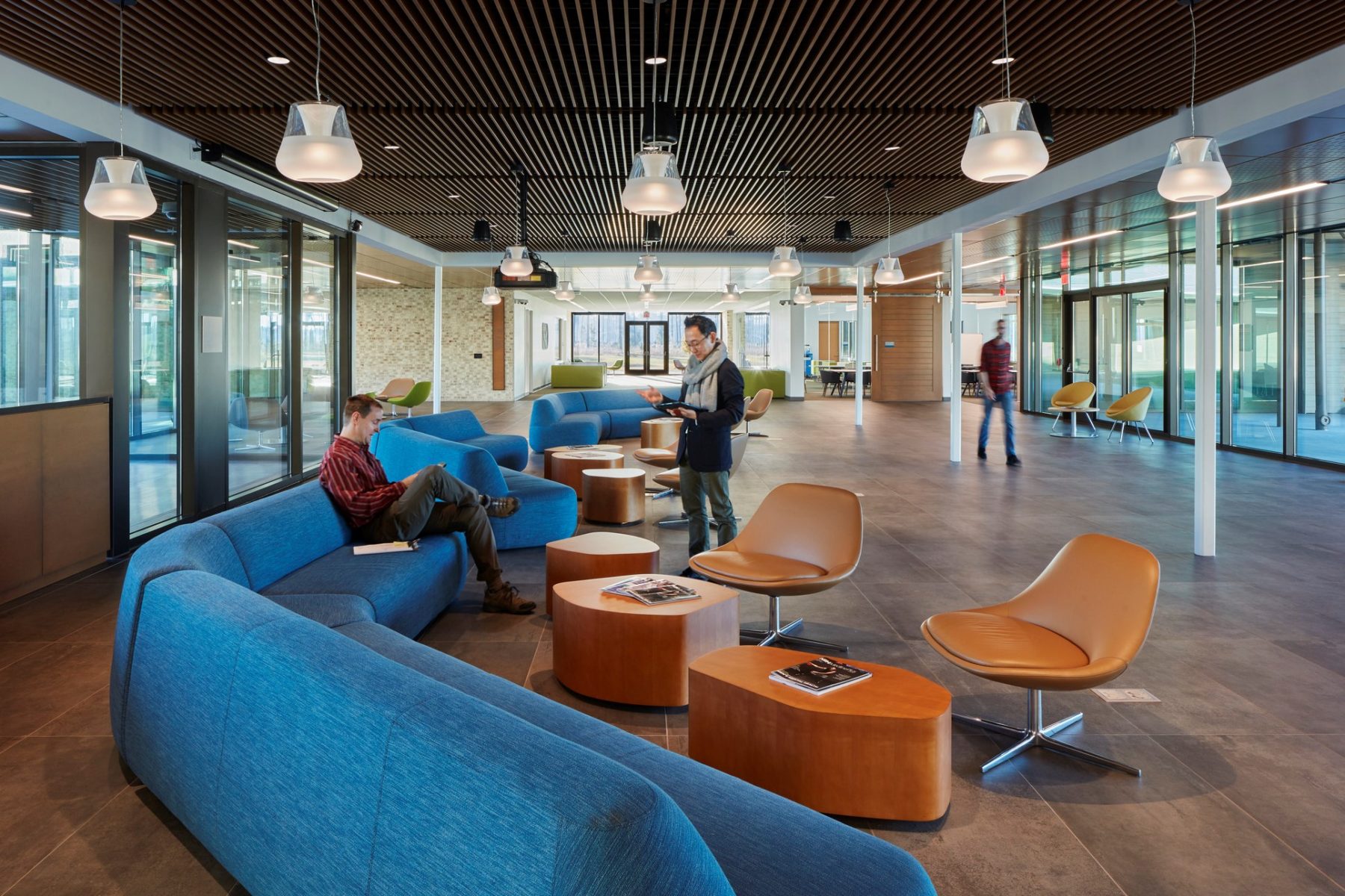 photo of building lobby