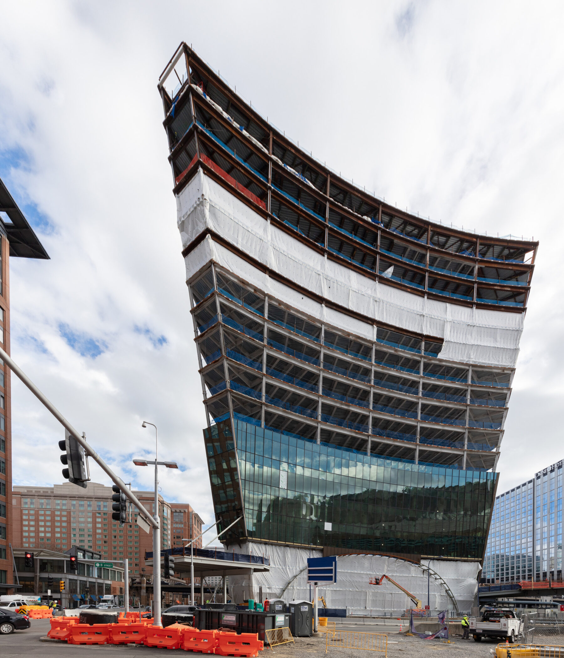 construction progress photograph of 10 world trade