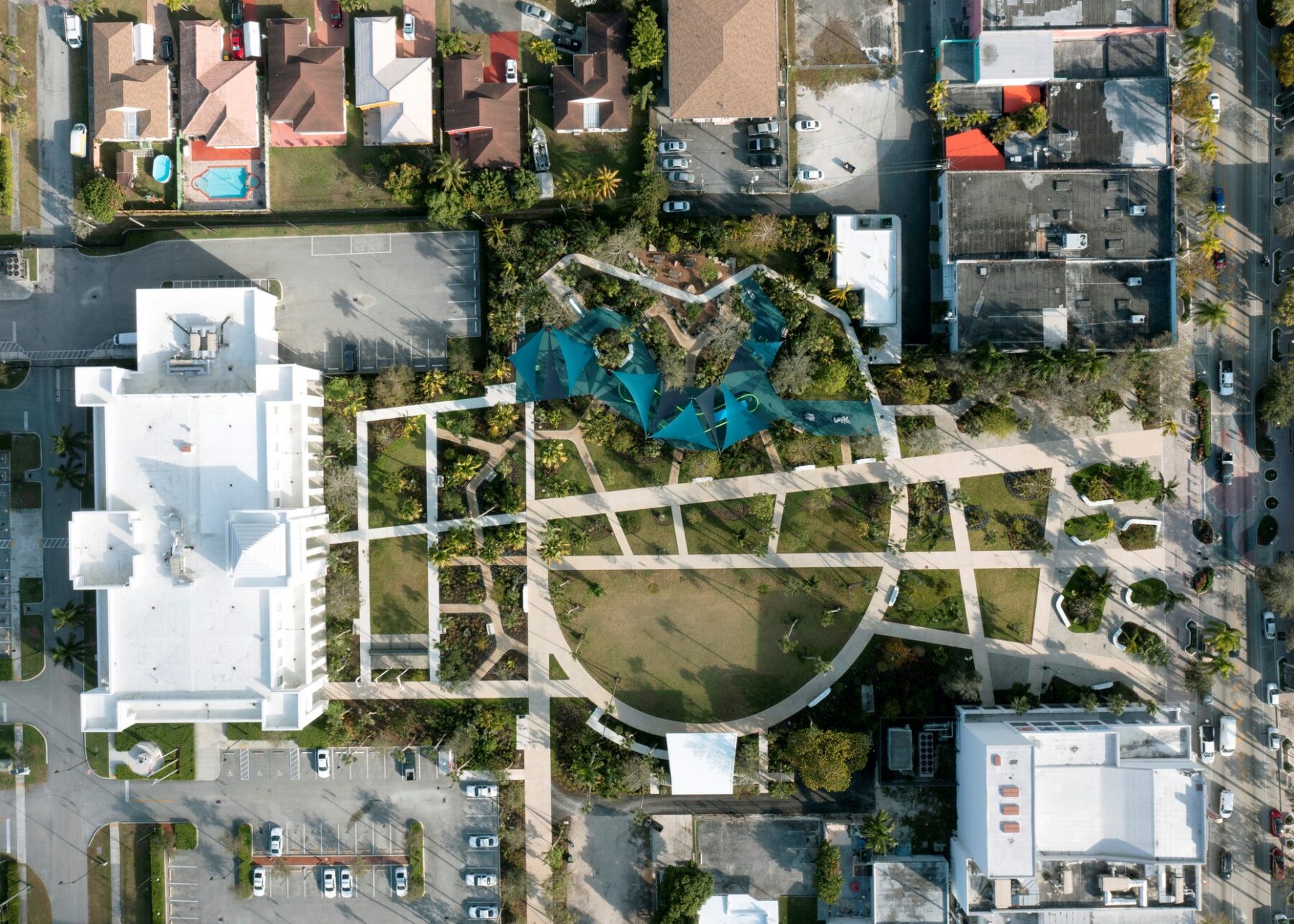 aerial photograph of losner park
