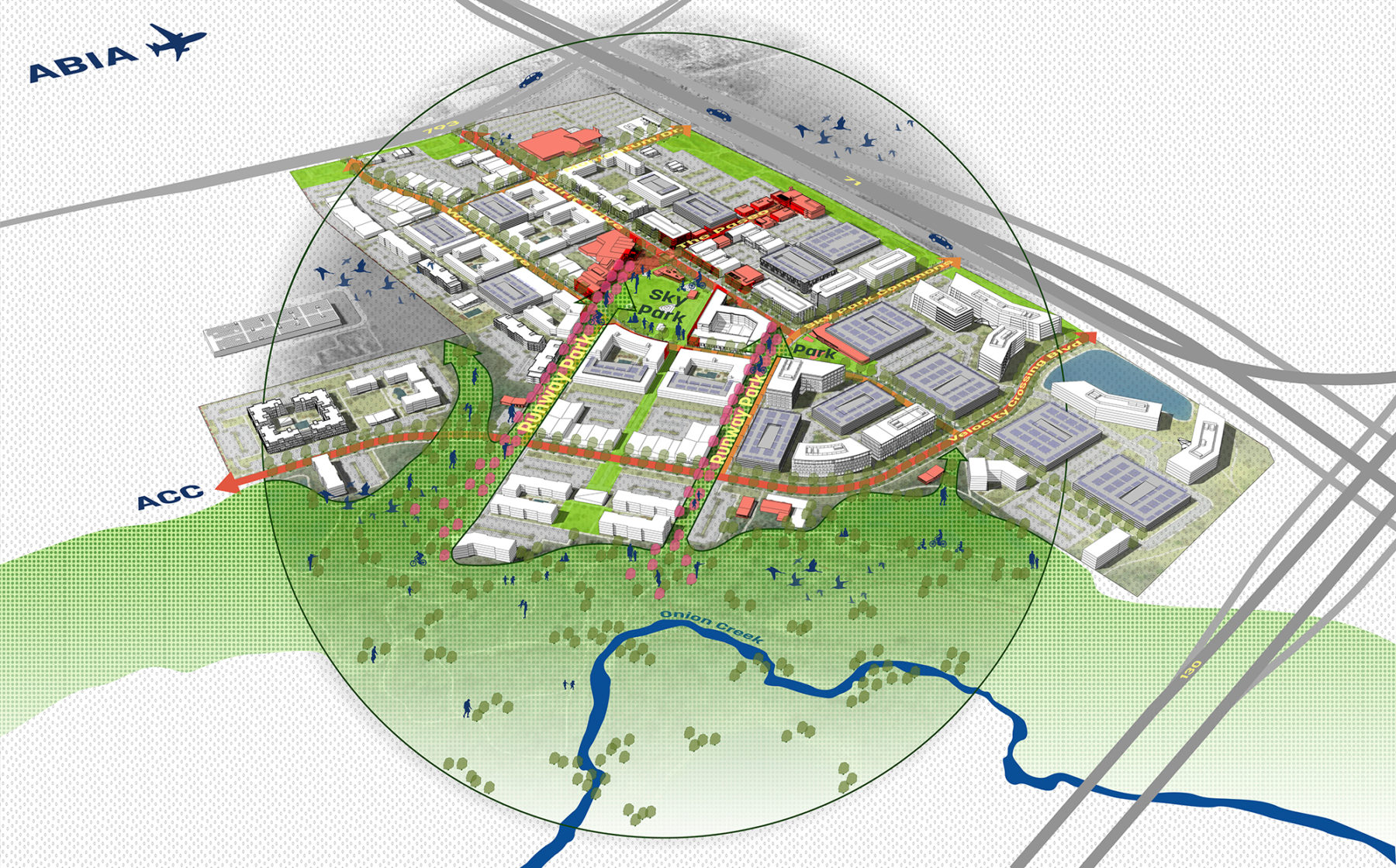 concept diagram of the site