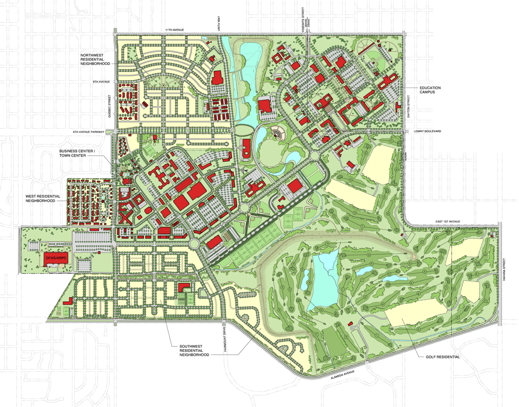 Plan drawing of reuse plan