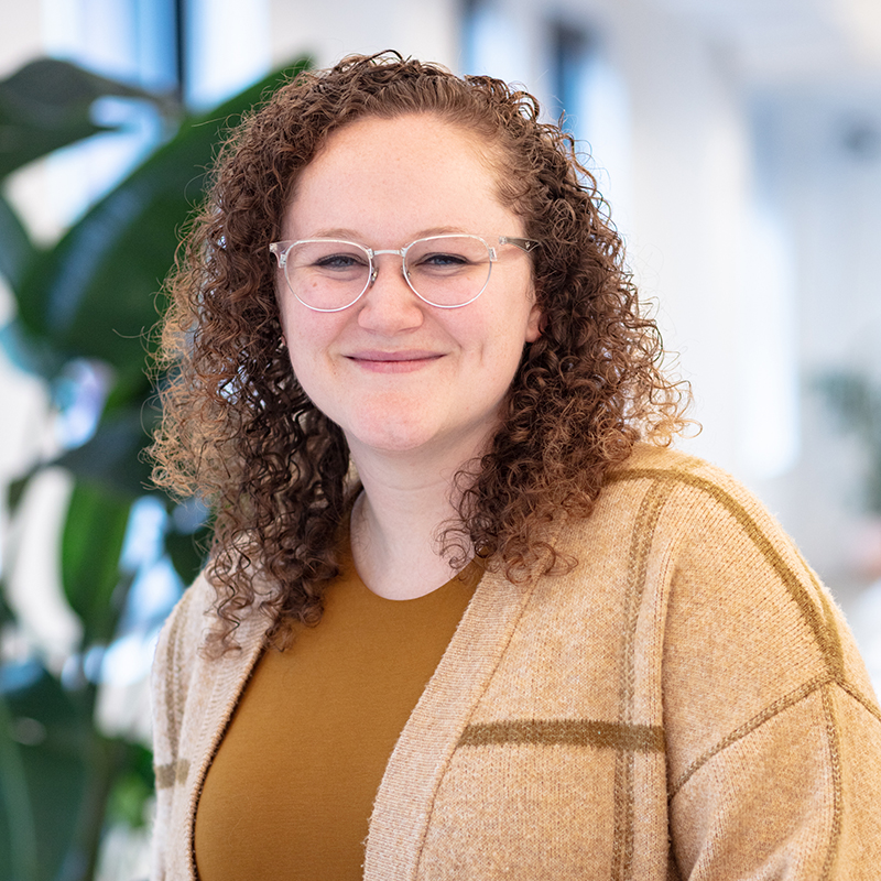 interior office headshot, female