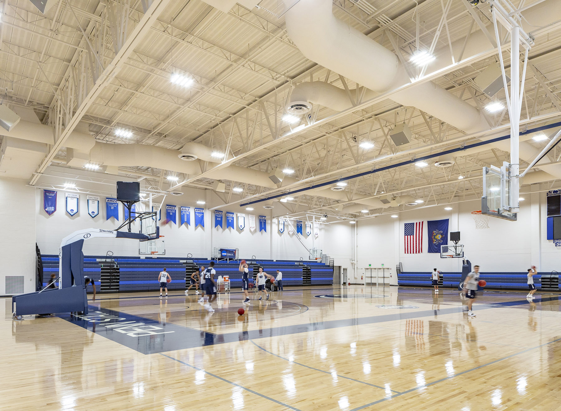 interior photo of basketball court