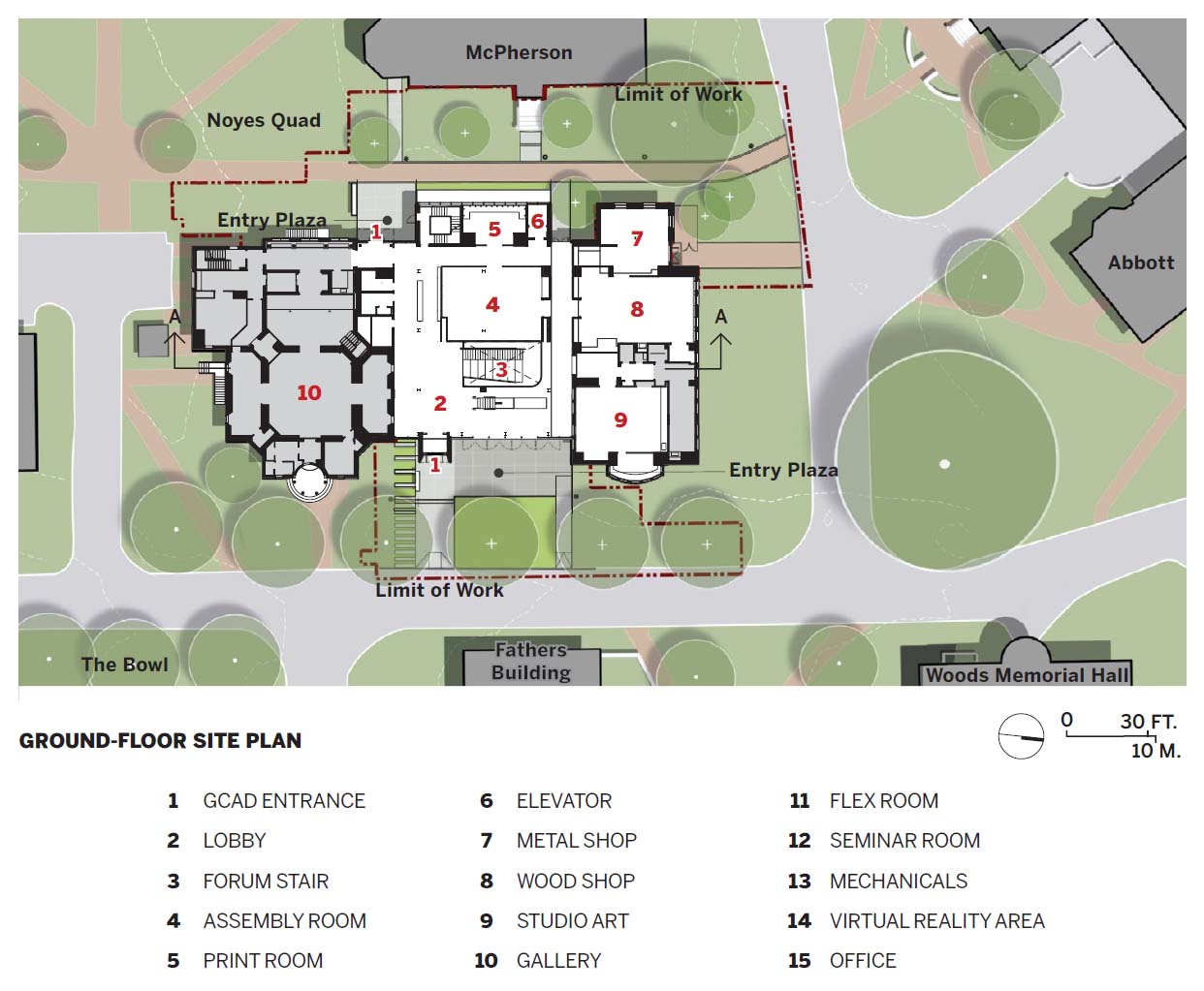 ground floor site plan