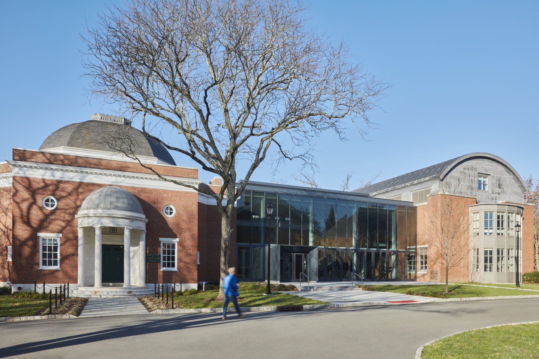 View of outdoor façade of building on a sunny day