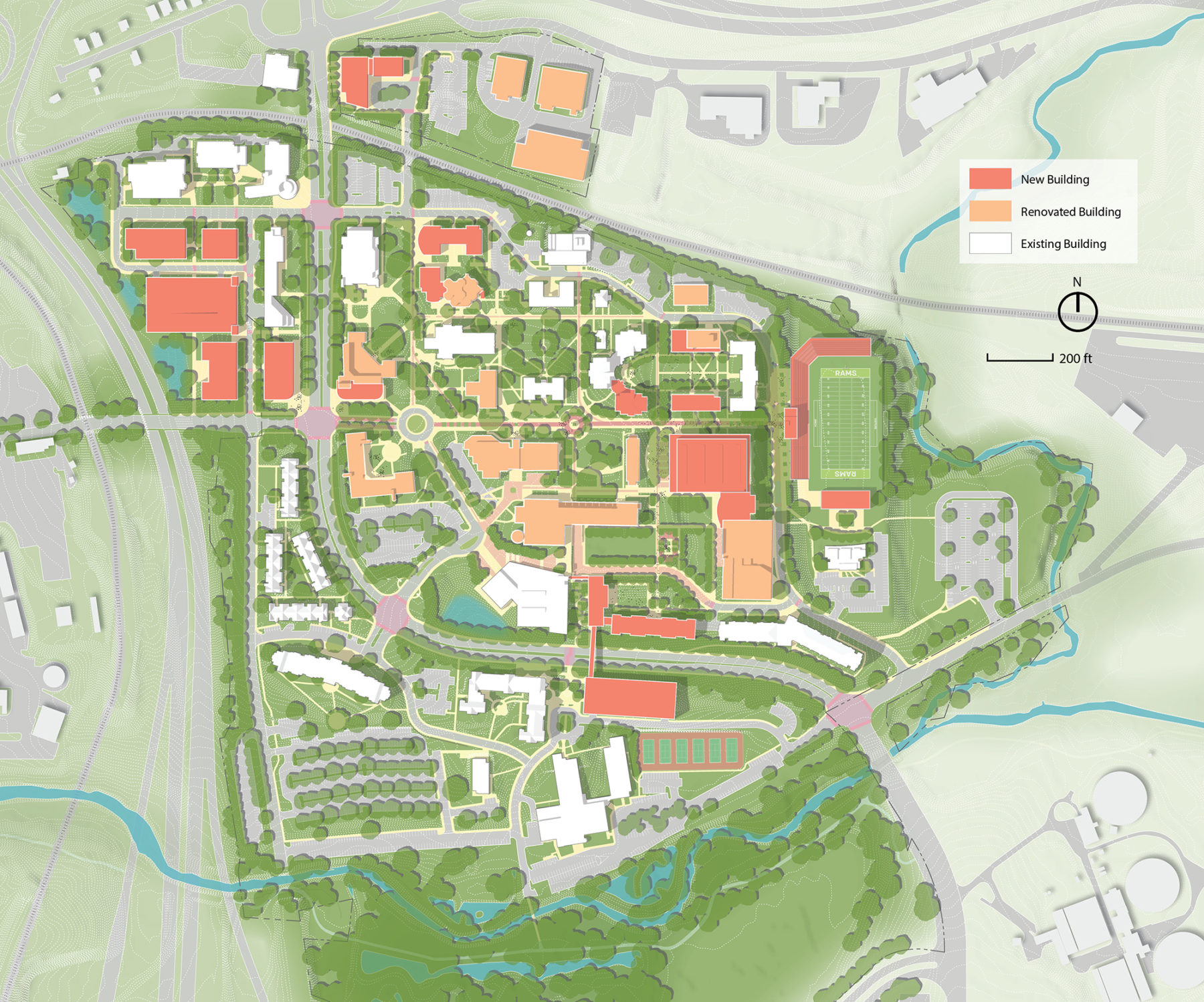 Winston Salem State Campus Map United States Map
