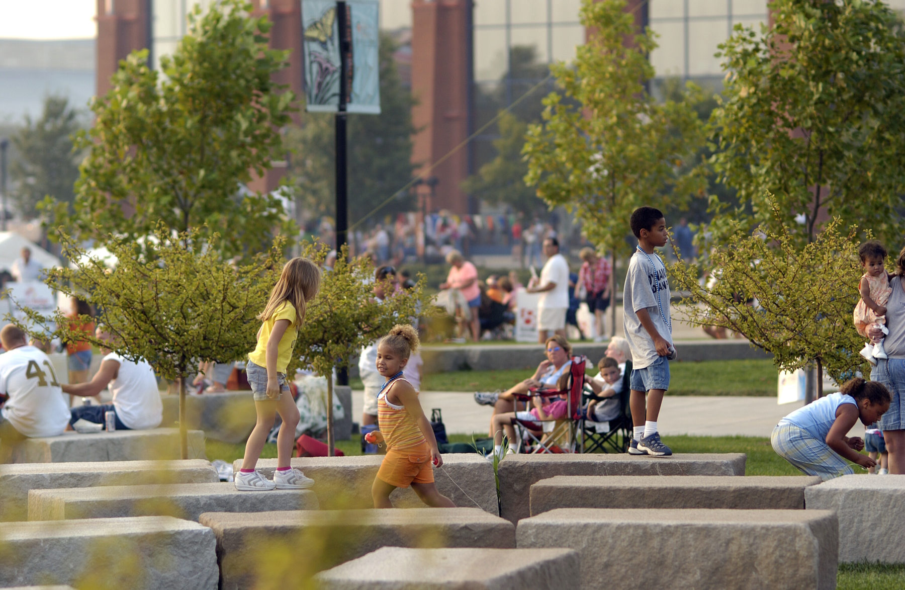 photo of kids playing in a park