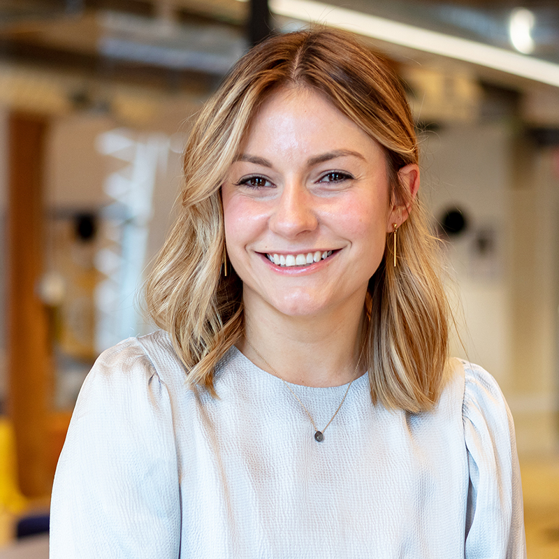 interior headshot female, office space WeWork