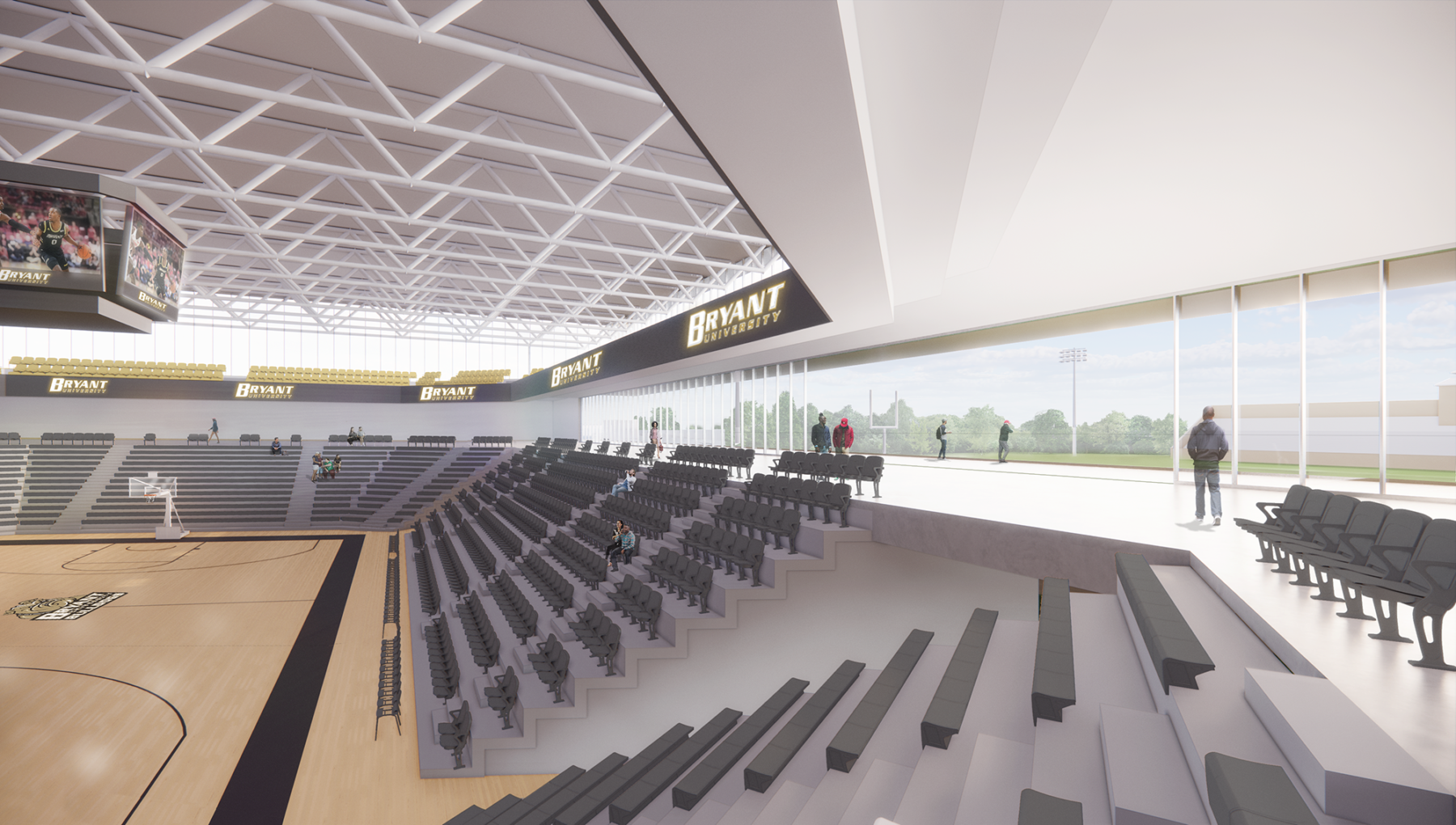 Rendering of the inside of stadium