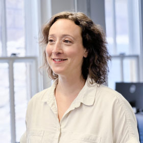 interior headshot female in office space