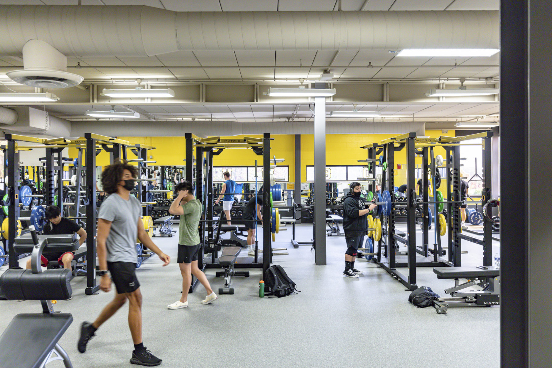 photo of weightlifting and fitness area