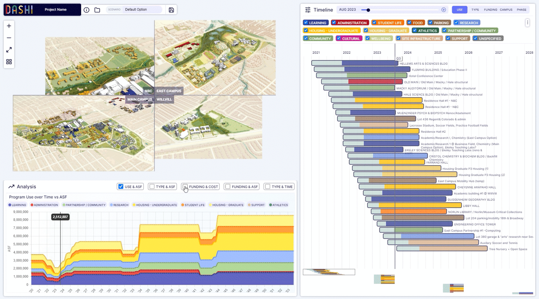 Animated GIF demonstrating software in use