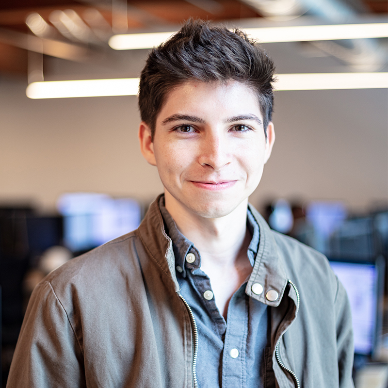 interior headshot in office space