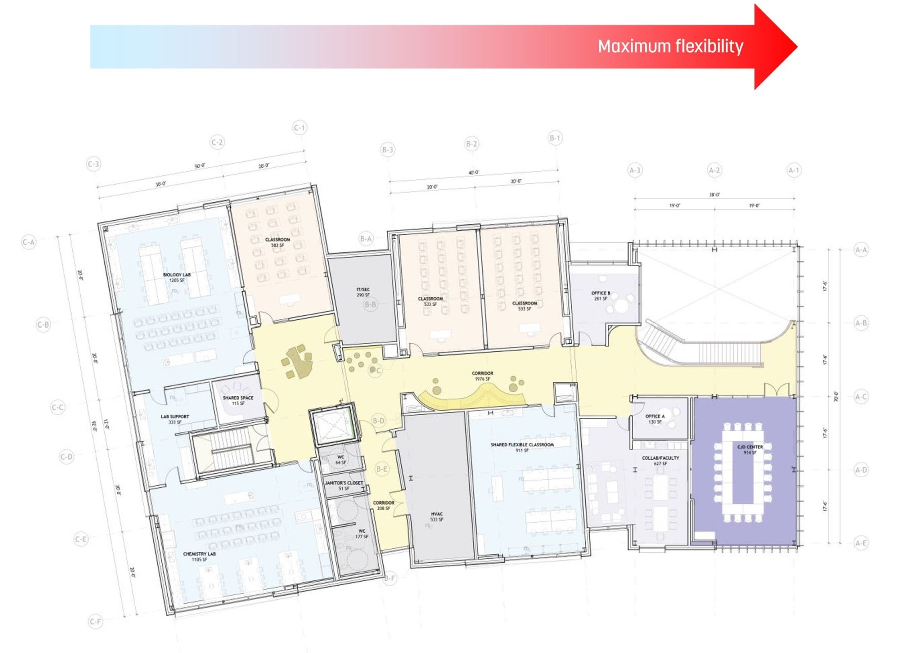 Floor Plan Gunn School Tisch Center for Innovation and Active Citizenship