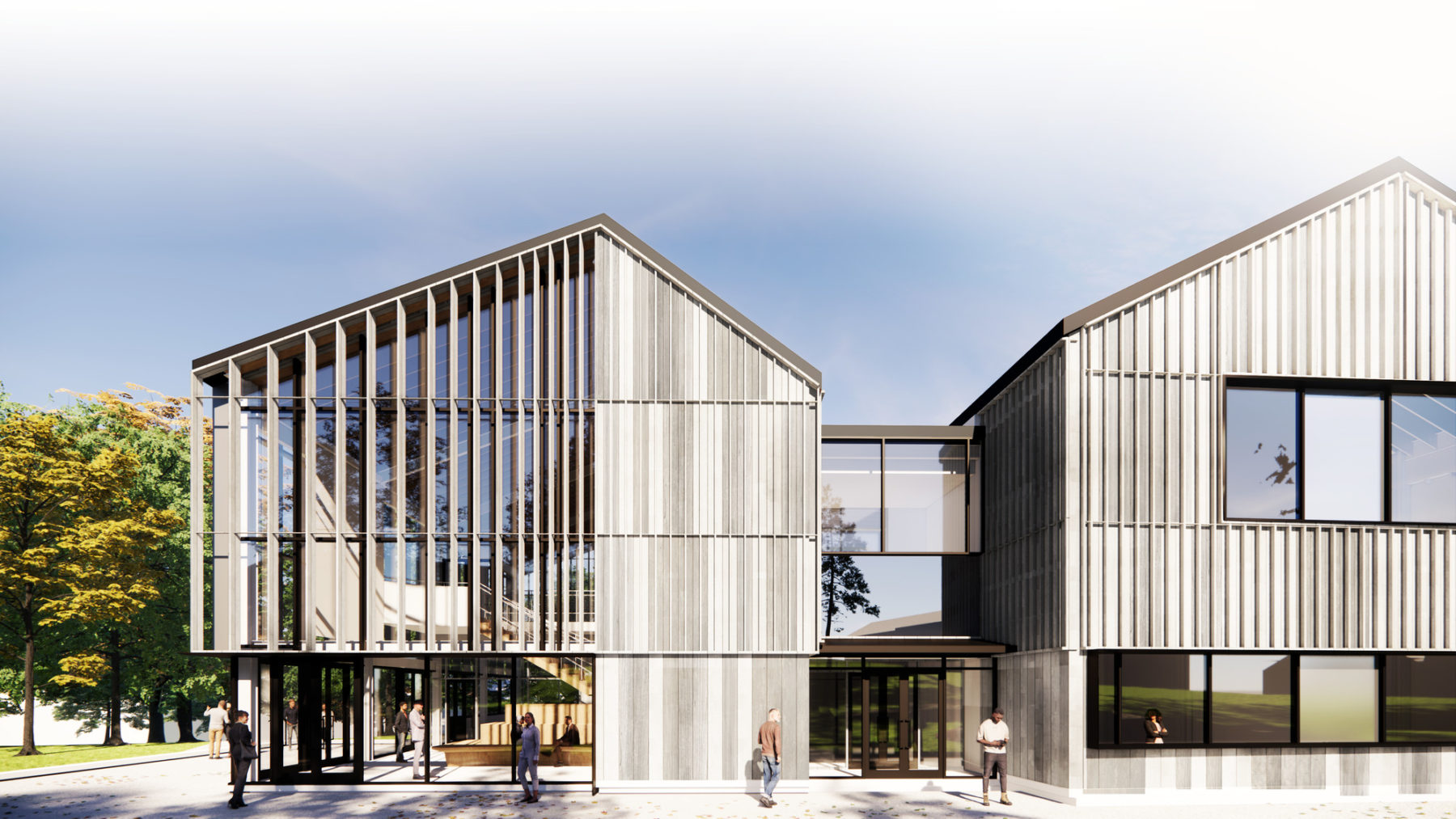 Rendering of Gunn School Tisch Center for Innovation and Active Citizenship