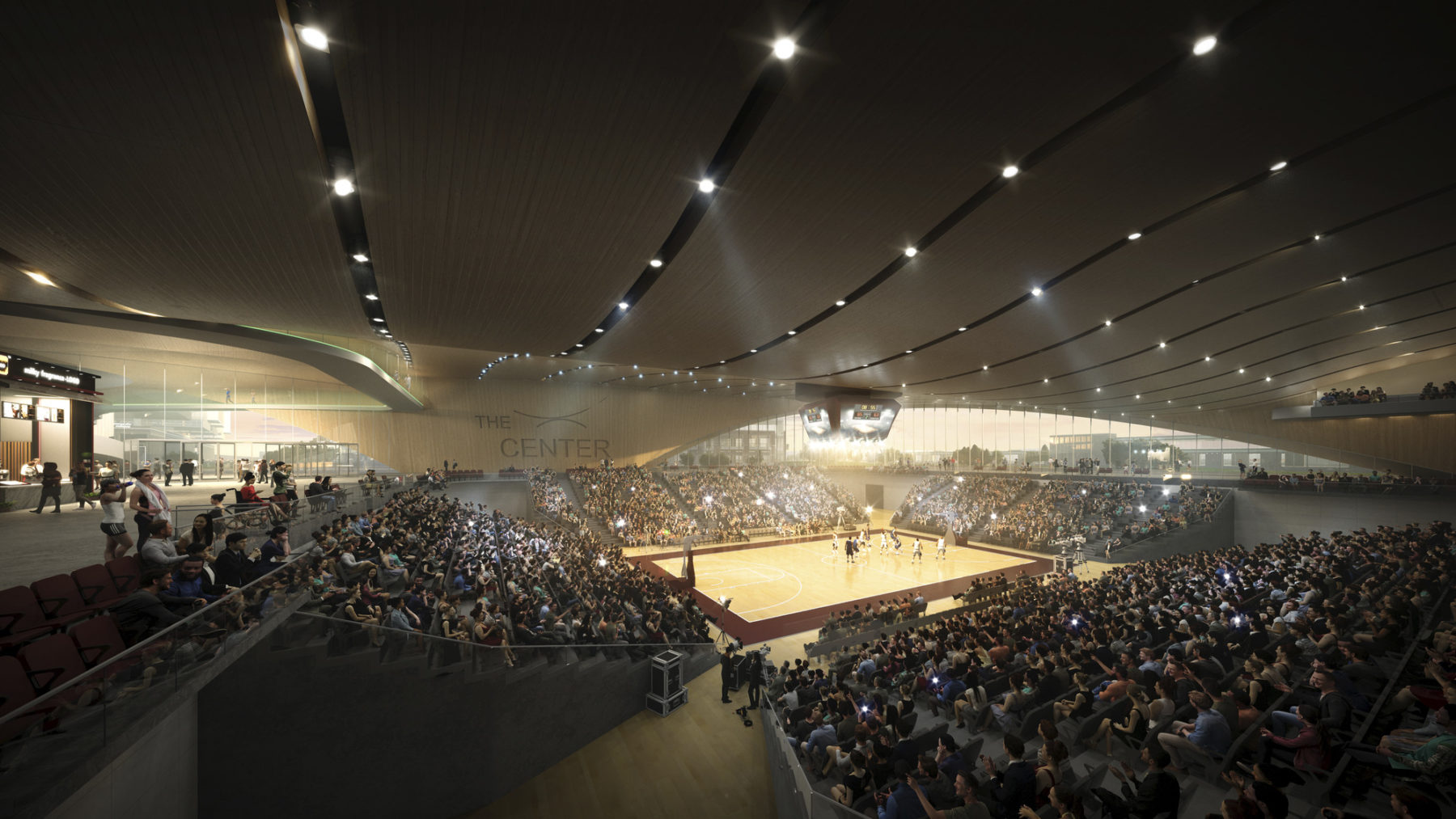 rendering of multi-purpose arena