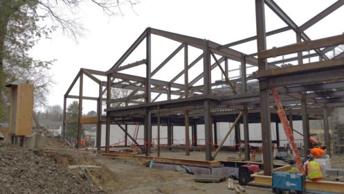 Construction Progress at Gunn School