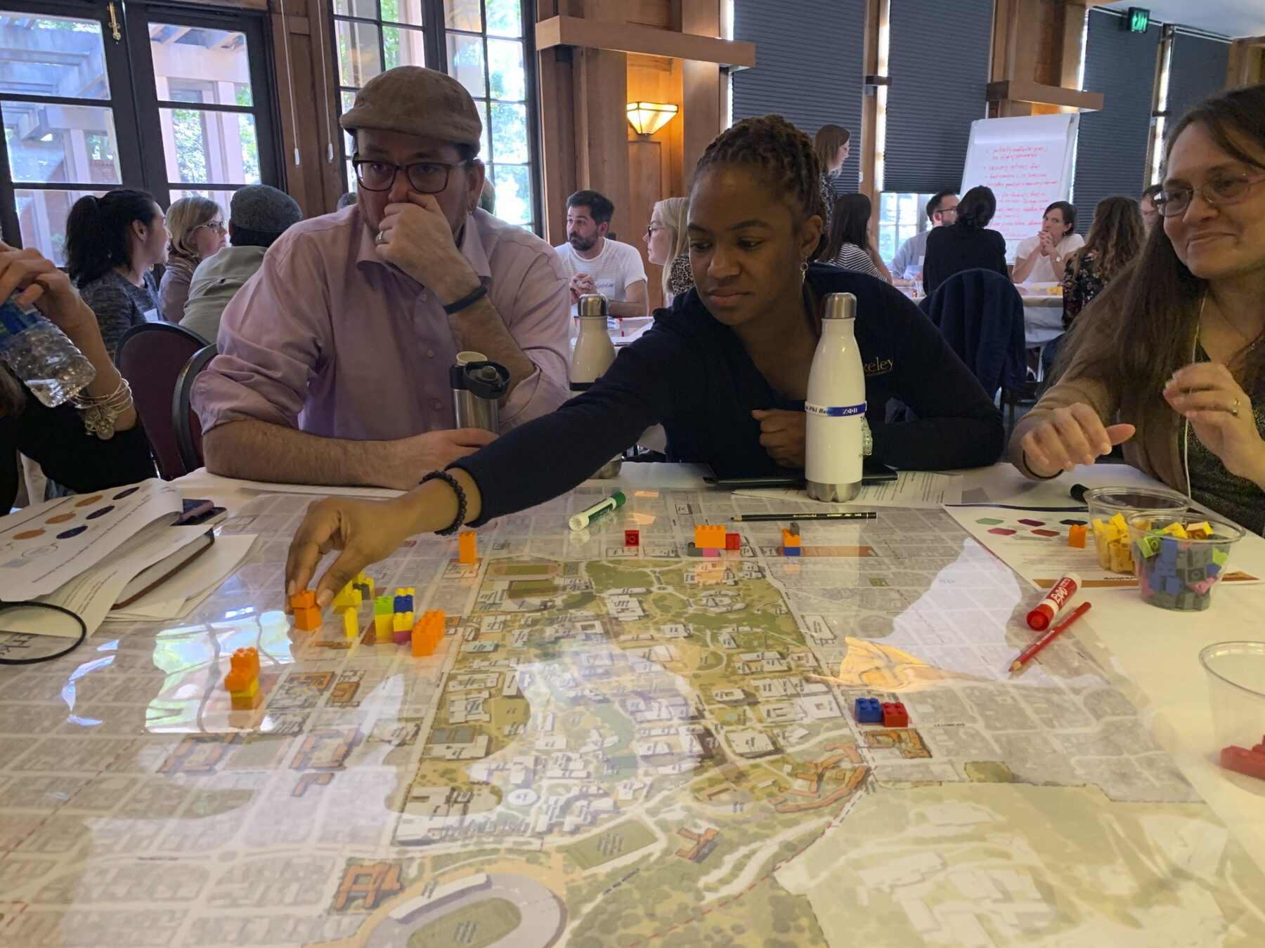 image of participants engaging in brainstorming session