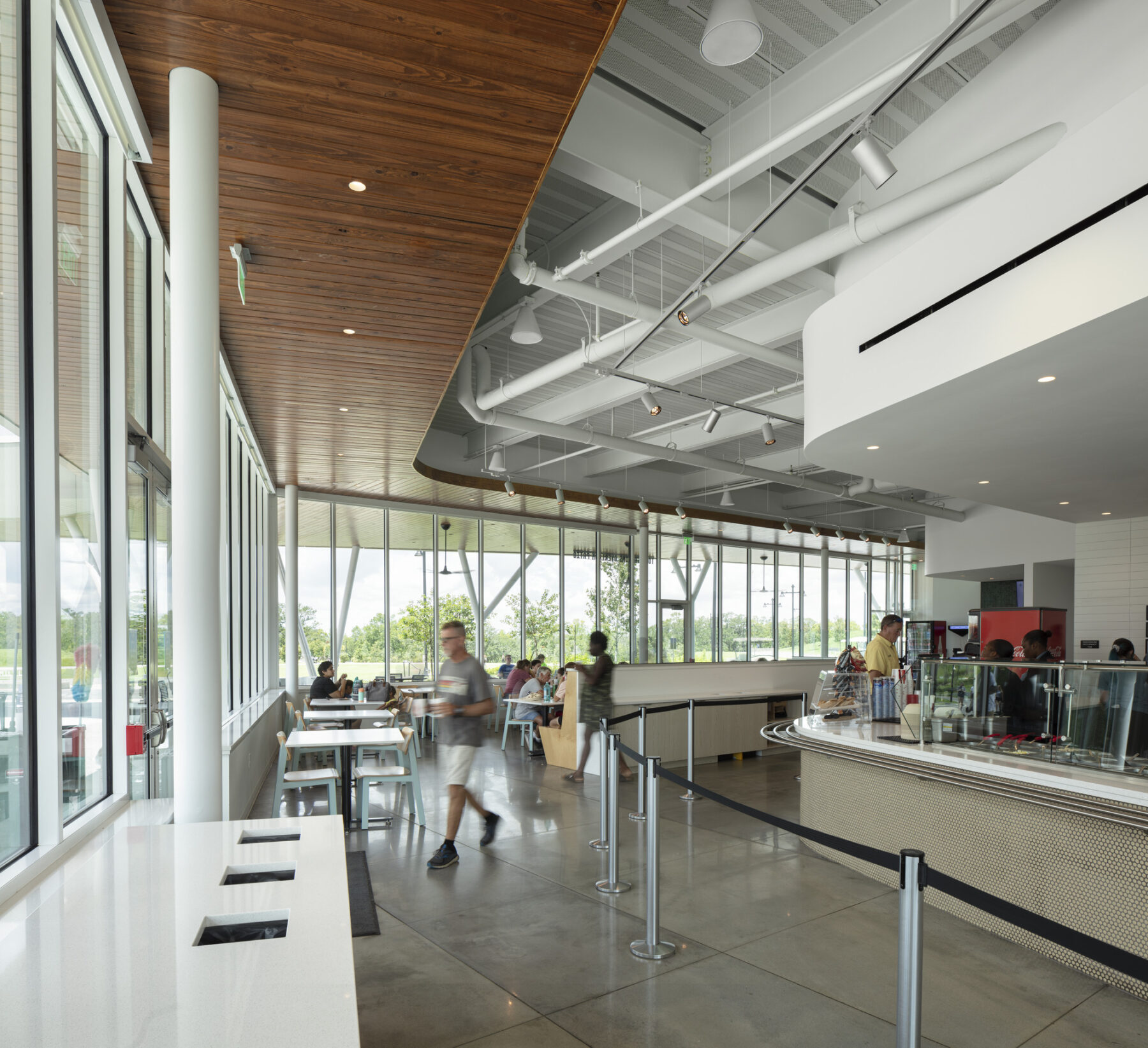 photograph of cafe interior