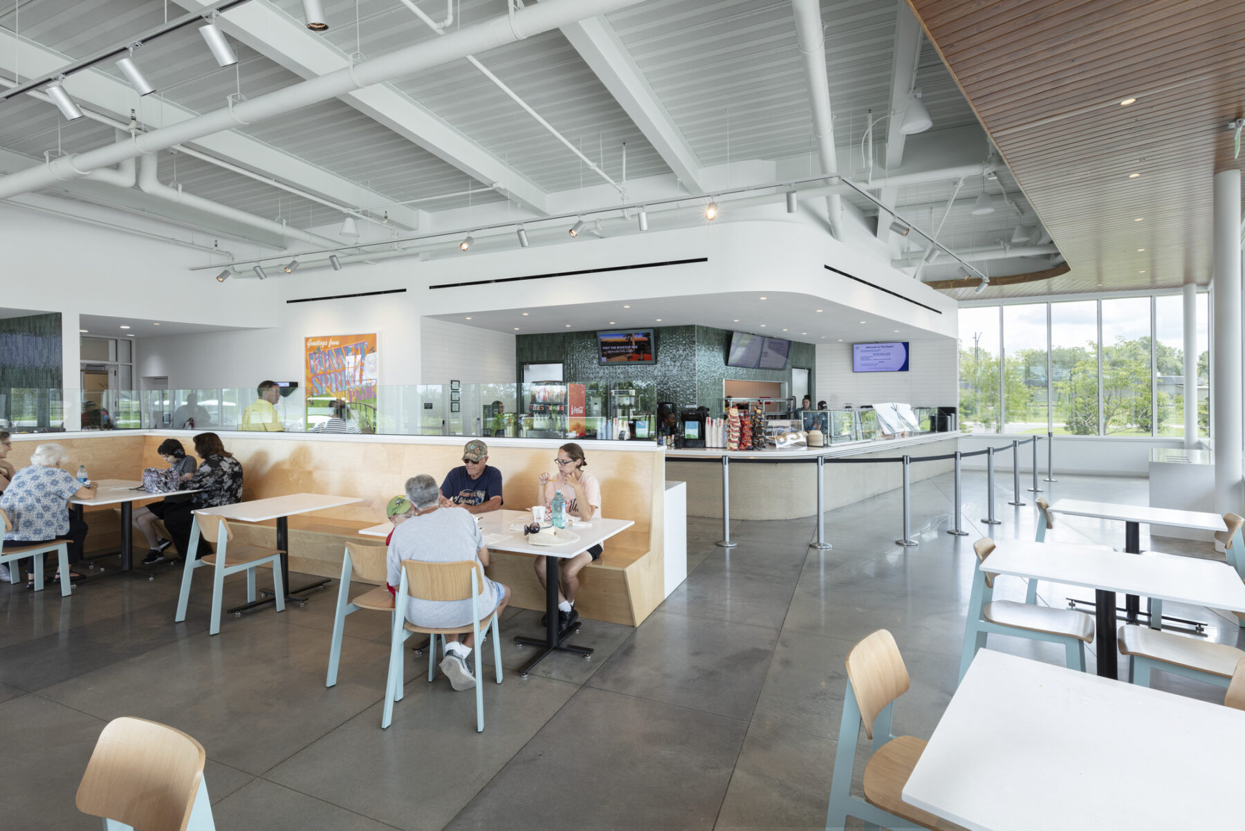 photograph of cafe interior