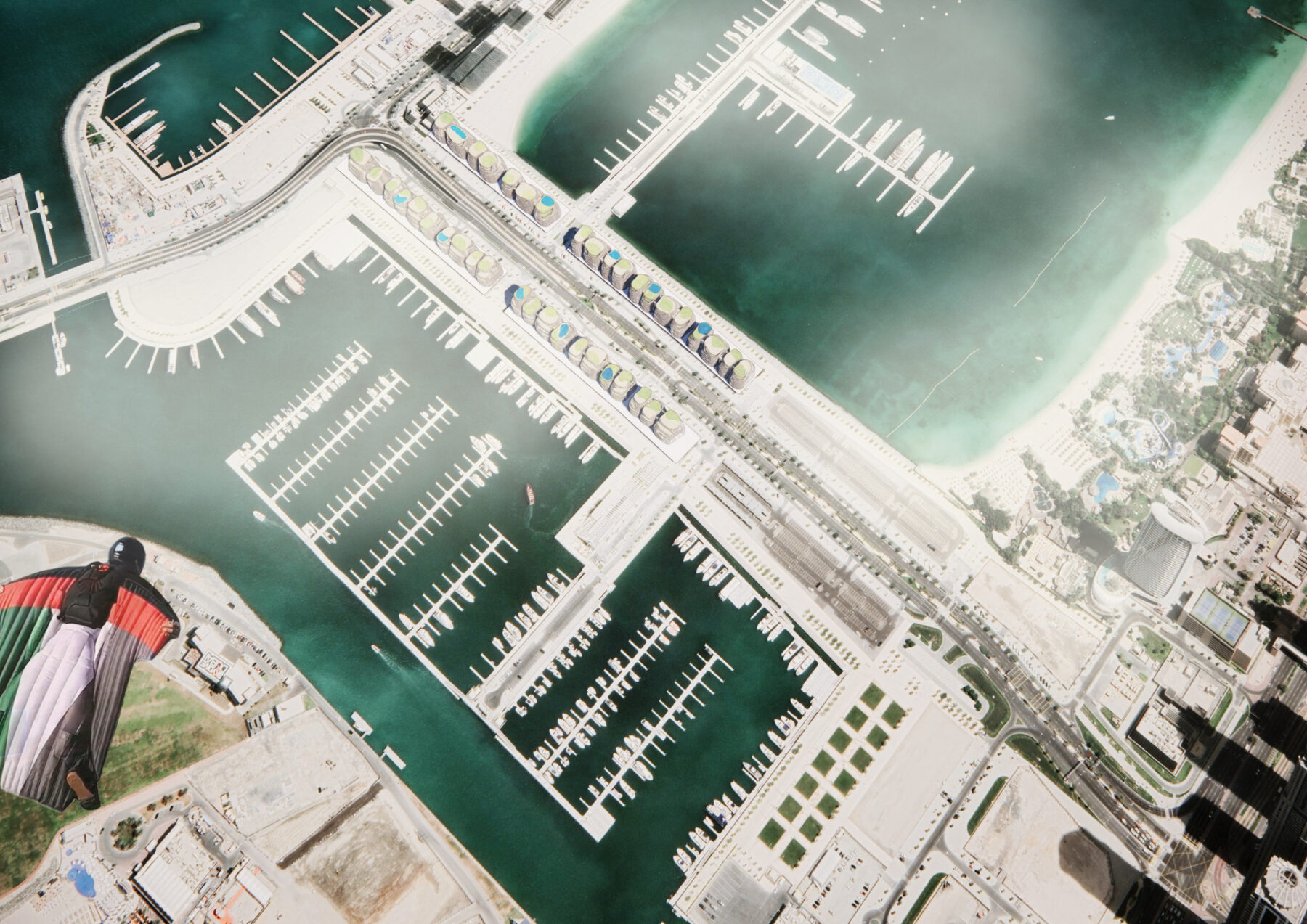 Plan of competition entry for new housing development in Dubai