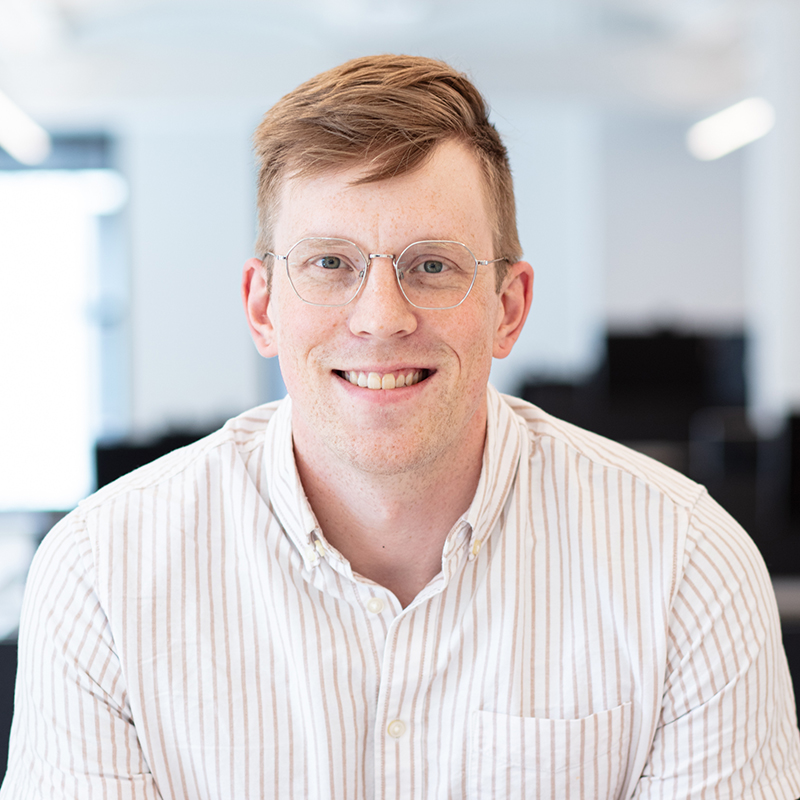 interior headshot, male, in office space