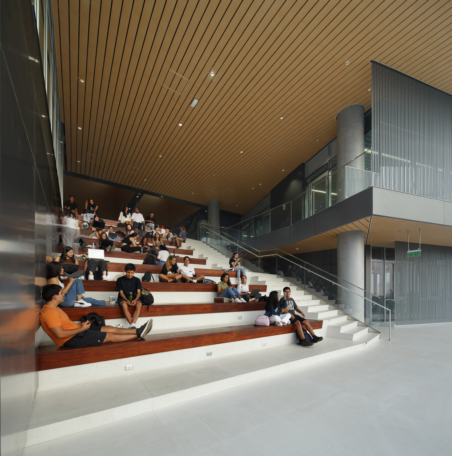 photograph of outdoor auditorium style seating