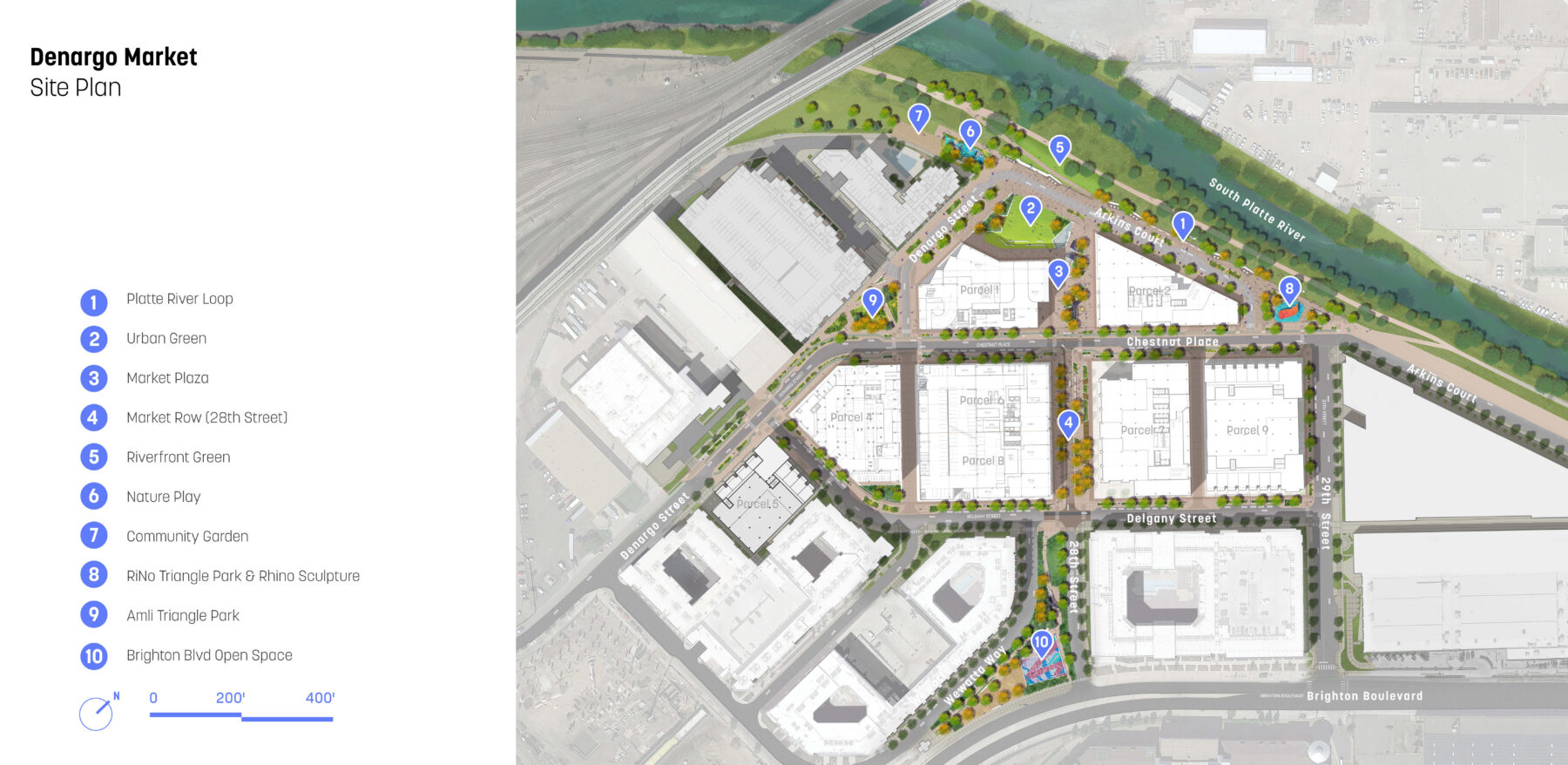 Denargo Market site plan