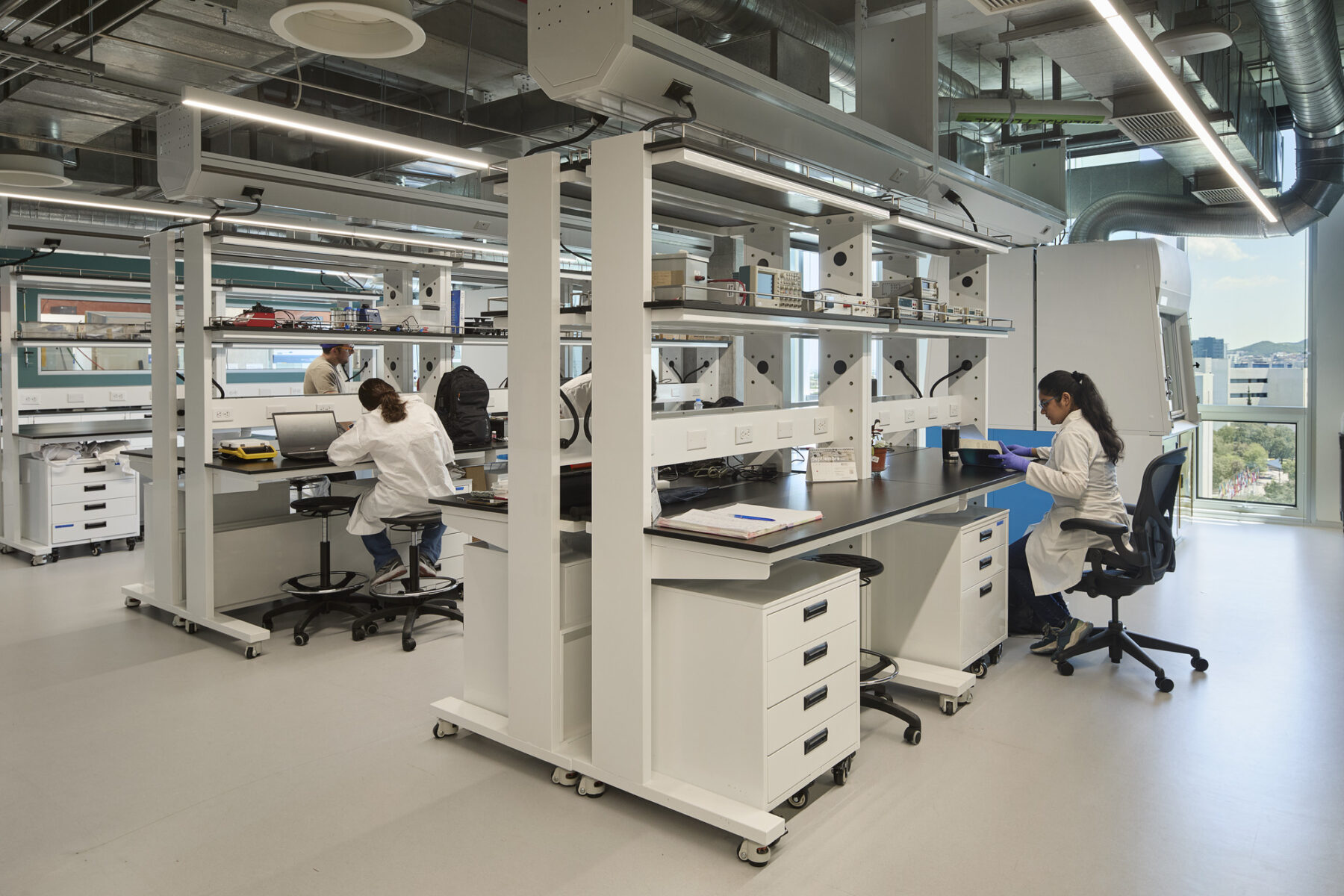 Interior photo of lab space
