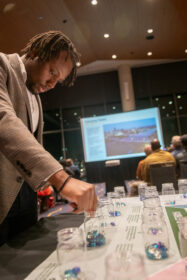 photograph of community engaging in project planning process