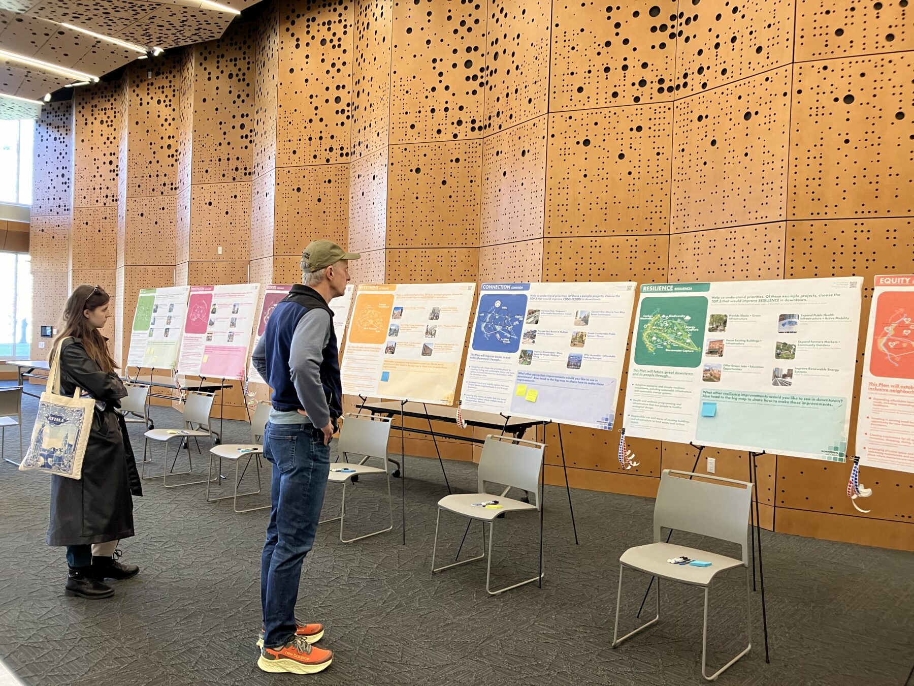 photograph of engagement efforts for Denver Downtown Area Plan