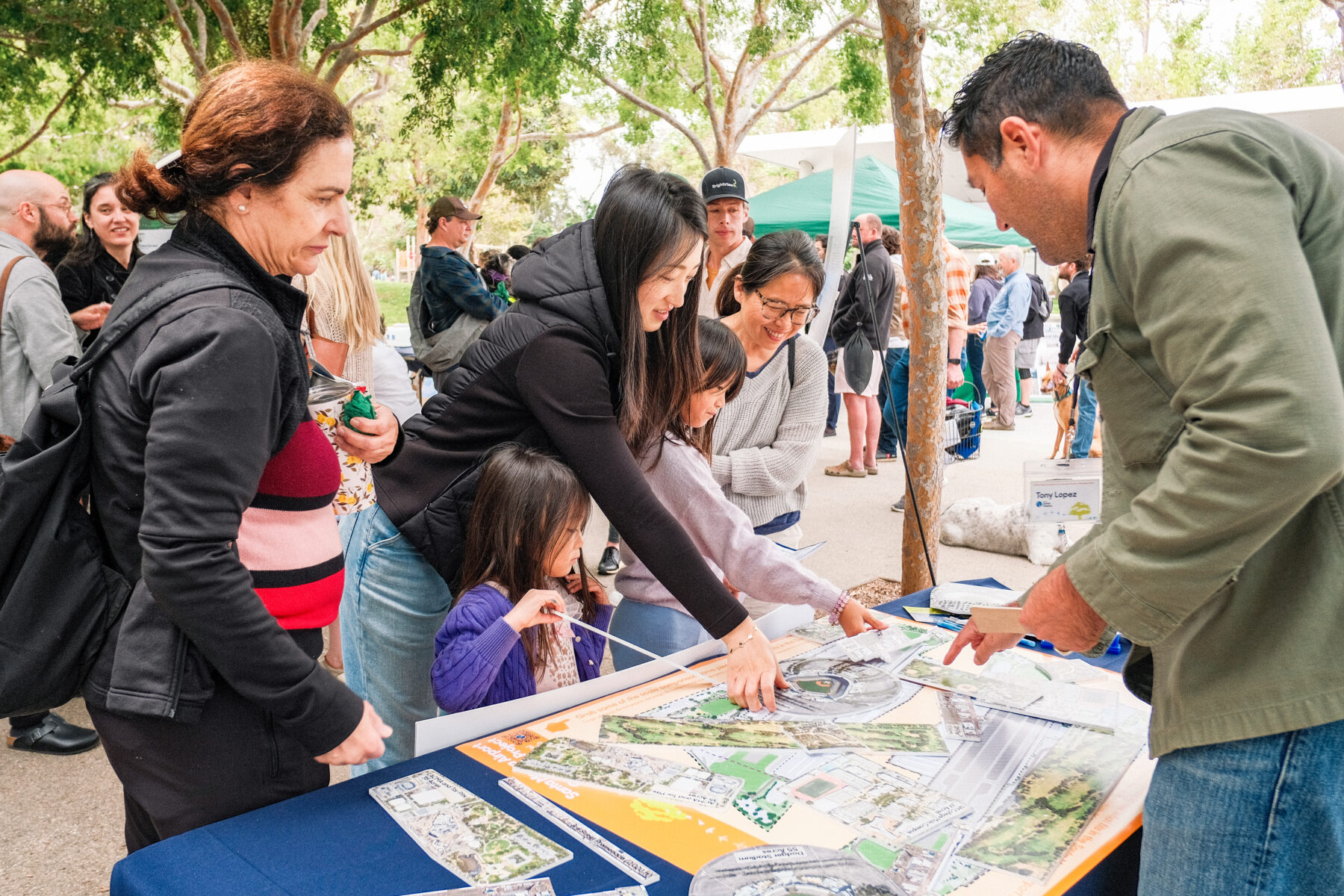 Locals participate in public engagement event for the Santa Monica Airport Conversion Project
