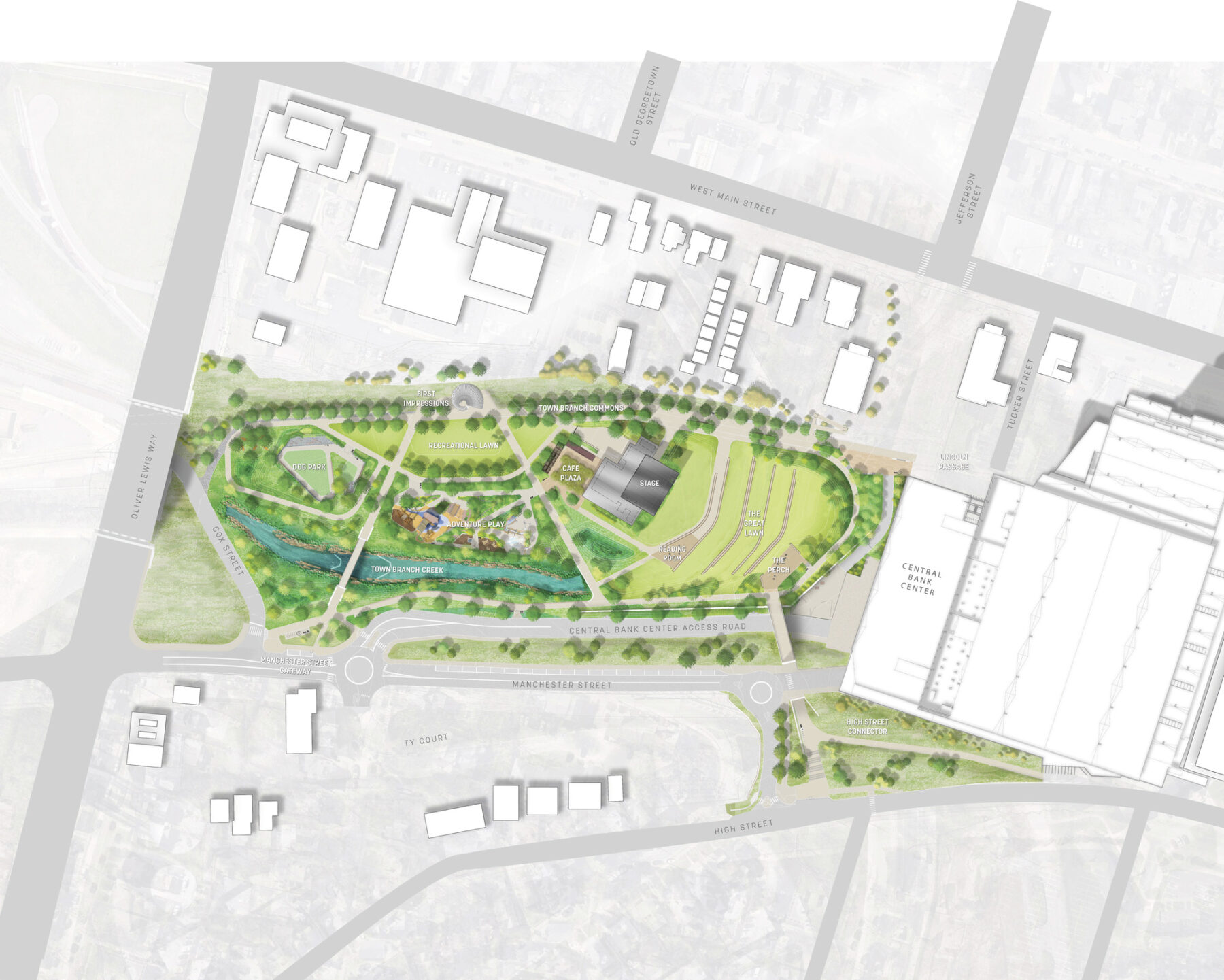 Gatton Park site plan