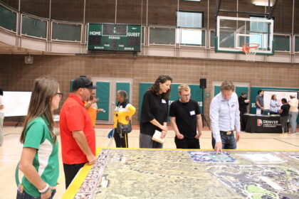 Community event for Park Hill Park with Sasaki's Anna Cawrse